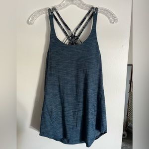 Lululemon Tank with Bra attached underneath (Size 4)